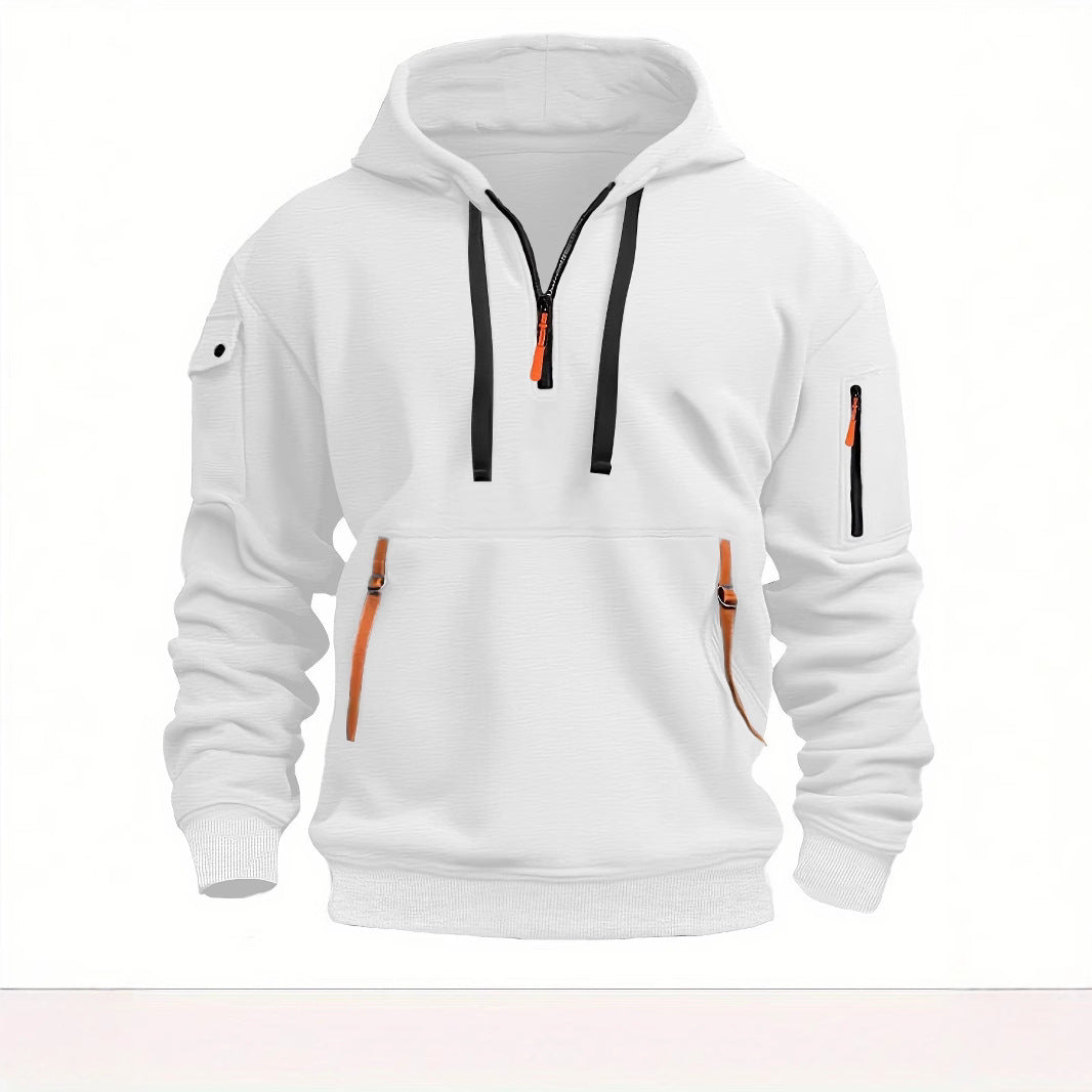 Men's functional hoodie with stylish zip pockets Lisslune