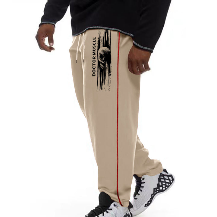 Men's cozy sports jogging pants with side stripes Lisslune