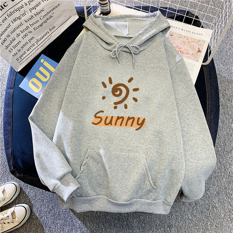 Women's Hoodie with Sunny Graphic Lisslune