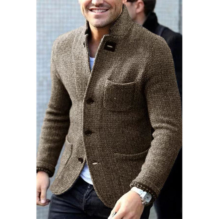 Men's Casual Chic Knit Blazer Lisslune