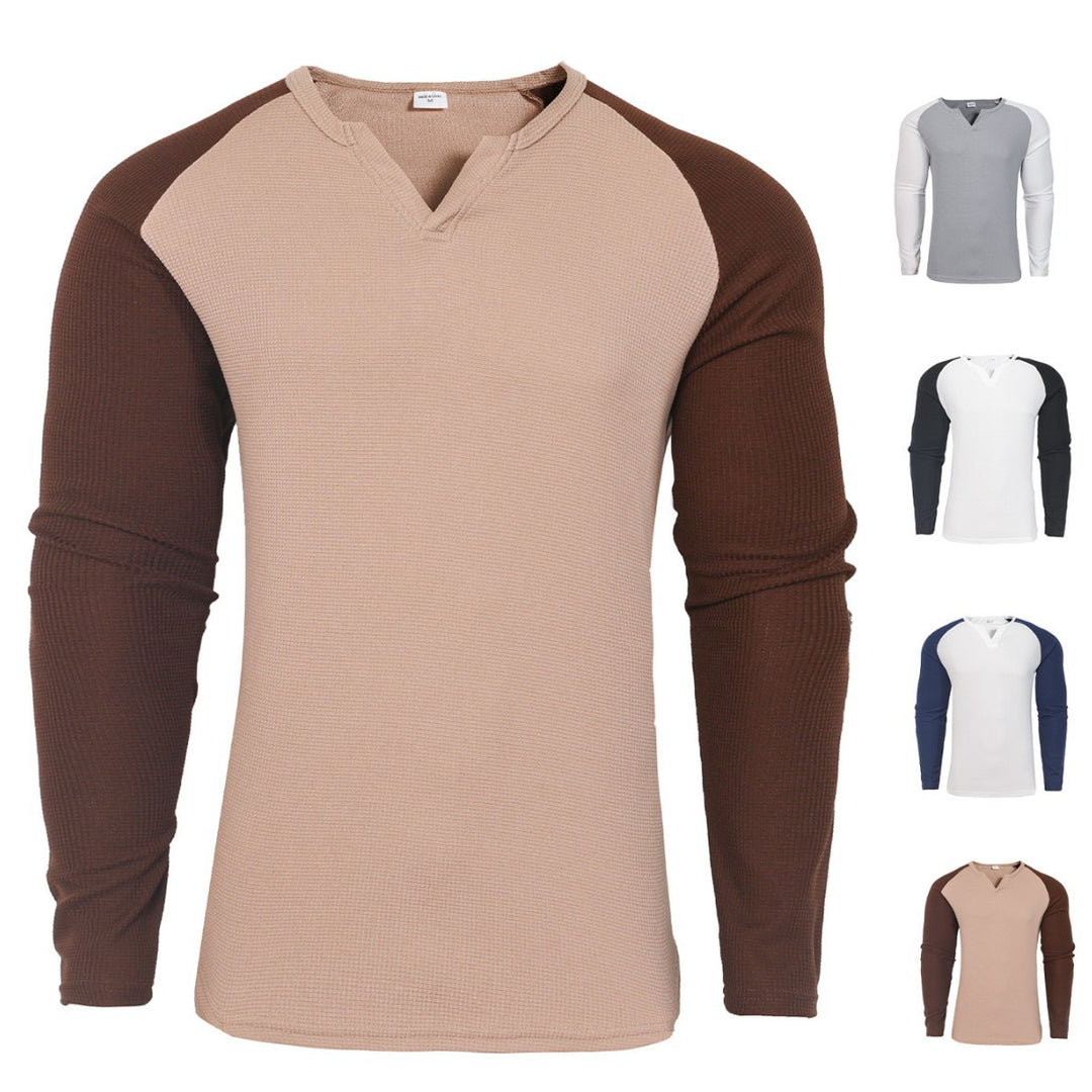 Men's Long Sleeve Shirt with Innovative Structure Design Lisslune