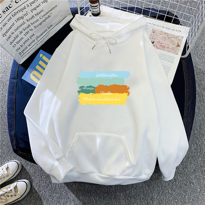 Women's casual hoodie with creative graphic design Lisslune