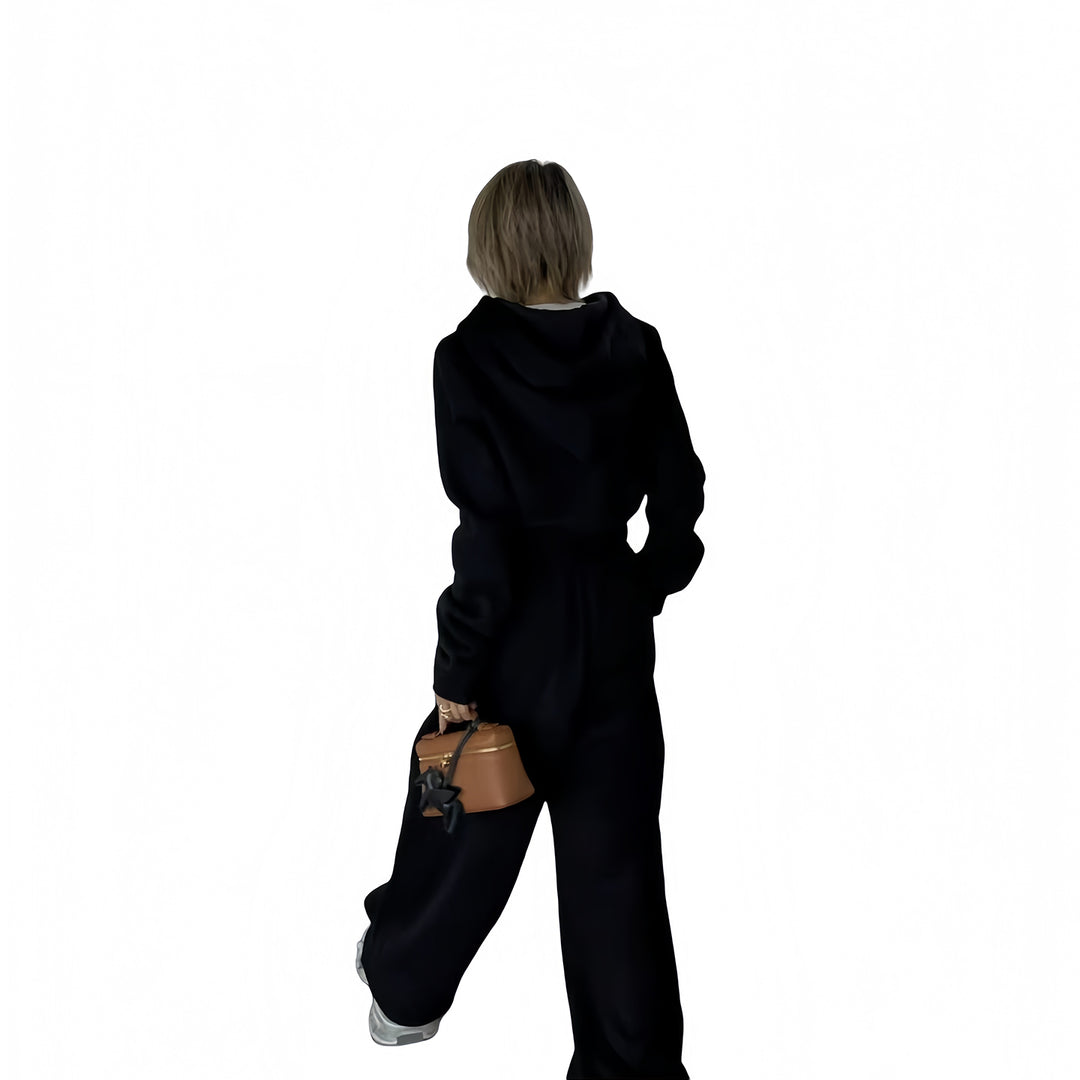 Women’s sporty complete set in relaxed fit with hood and elastic waistband Lisslune
