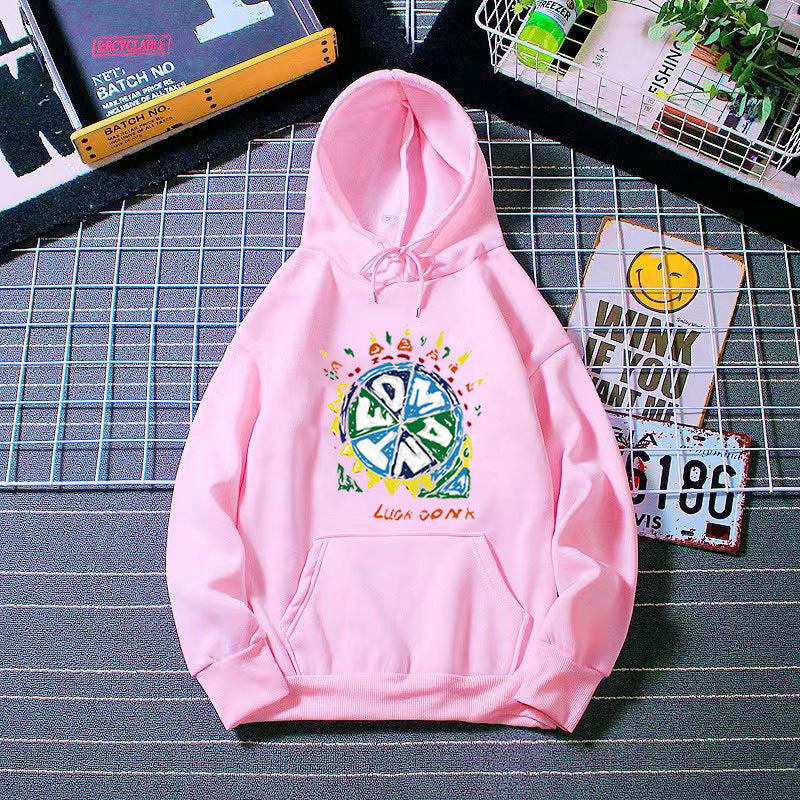 Women's hoodie with creative graphic print Lisslune