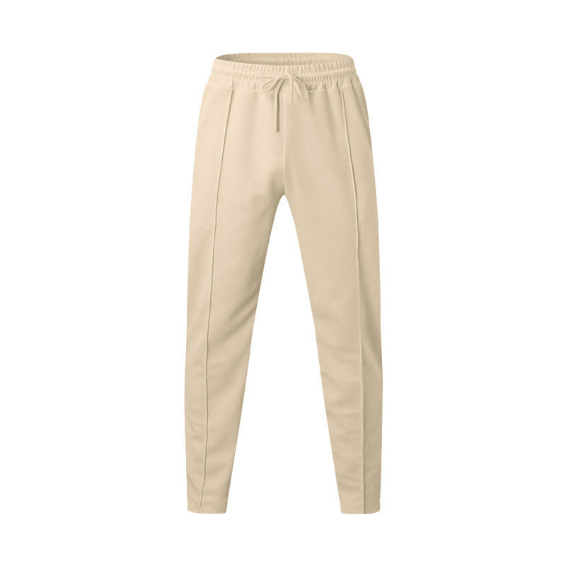 Men's sporty jogging pants with elastic waistband and side inserts Lisslune