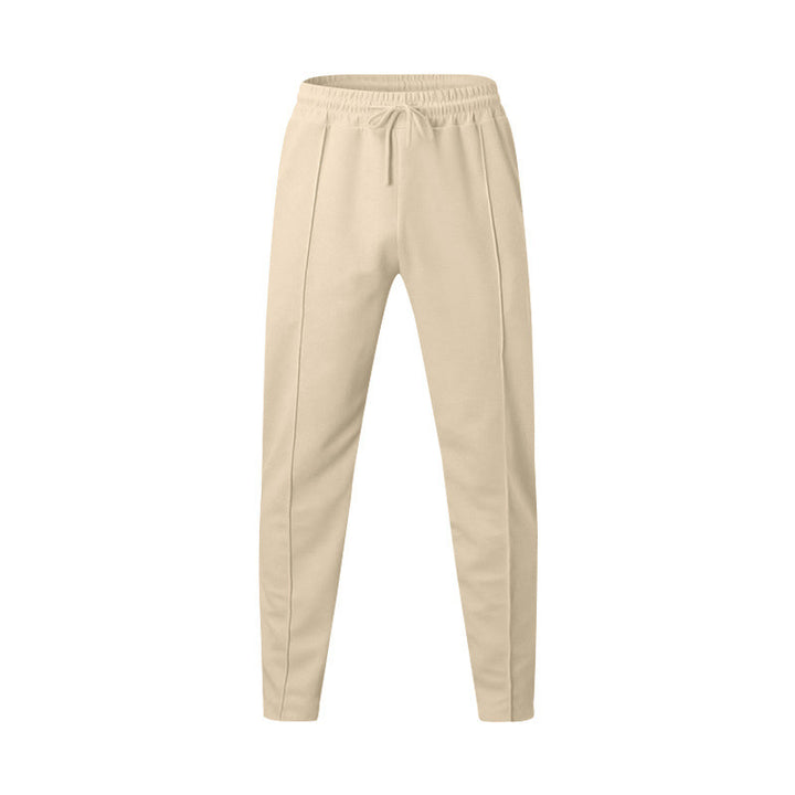 Men's sporty jogging pants with elastic waistband and side inserts Lisslune
