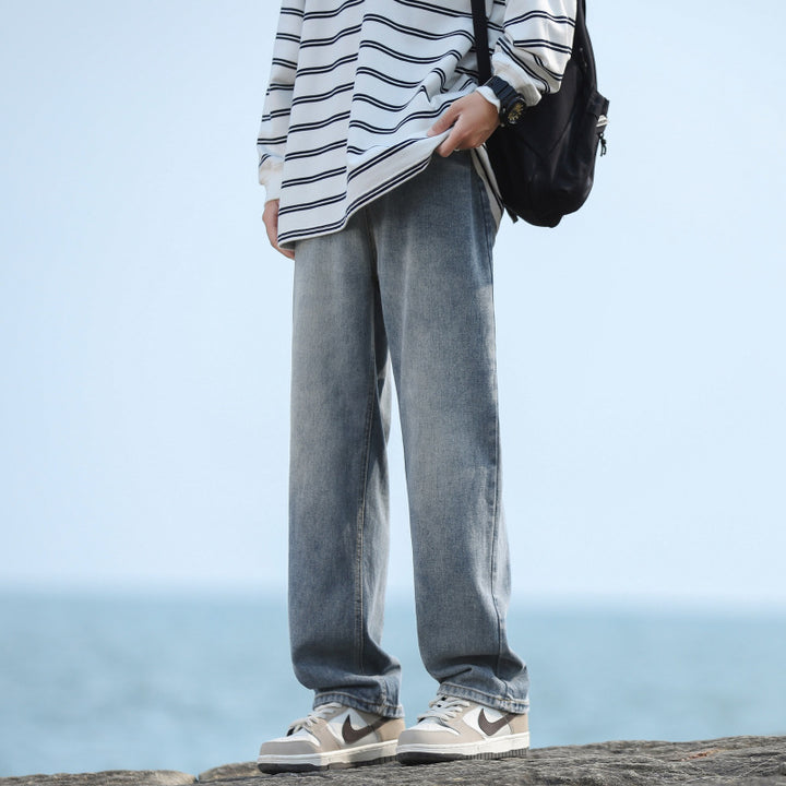 Men's Casual High-Waist Jeans In Vintage Style Lisslune