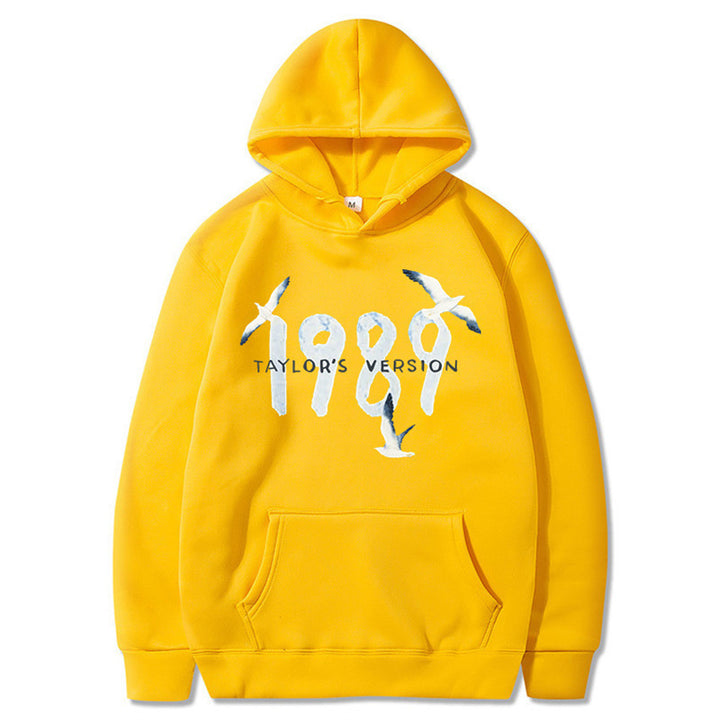 Women's hooded sweatshirt with creative bird design and high-quality cotton Lisslune