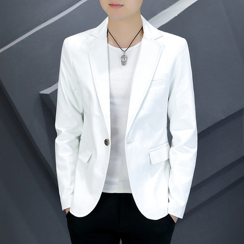 Men's Elegant Slim-Fit Blazer with Modern Accents Lisslune