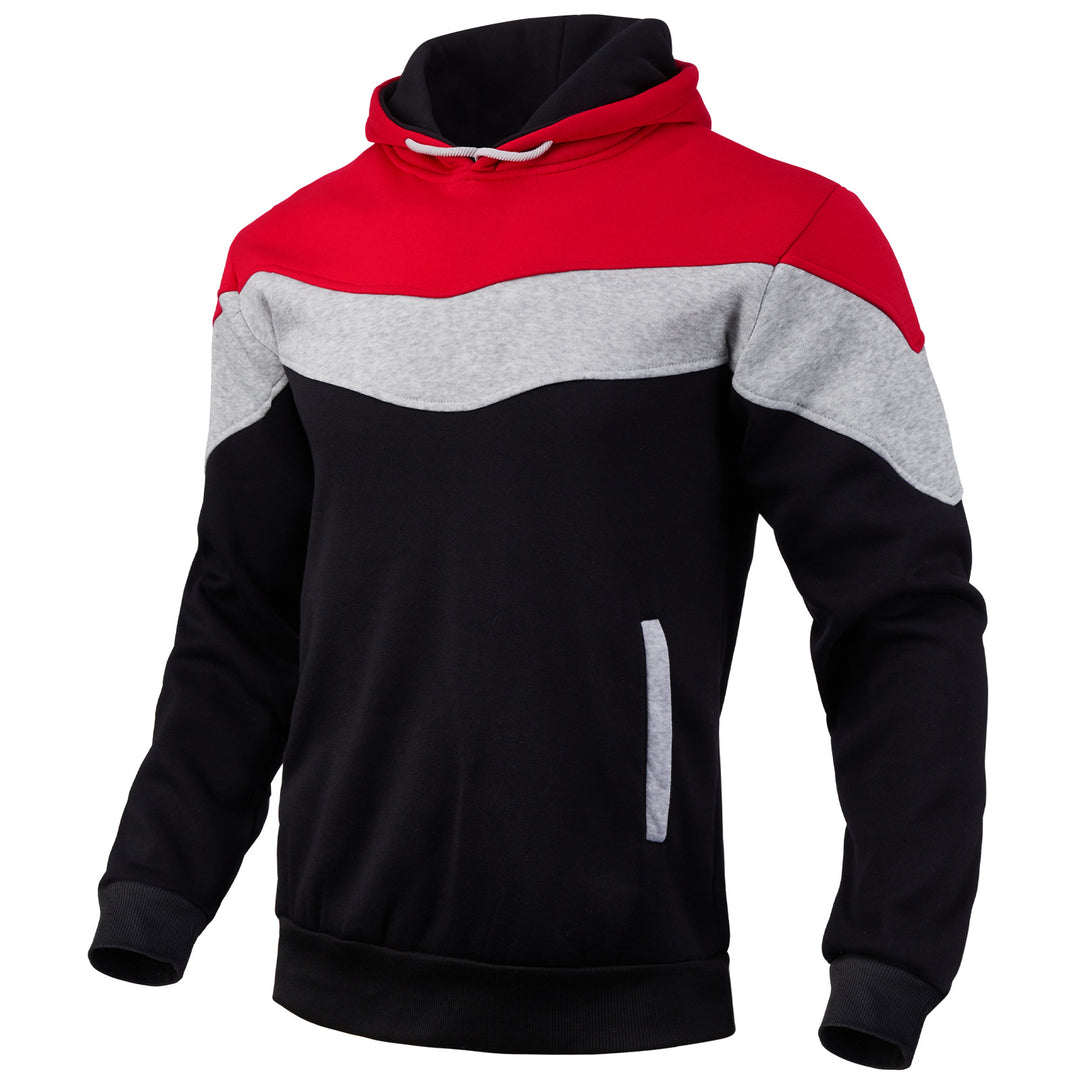 Men's Sporty Hoodie with Functional Pockets Lisslune