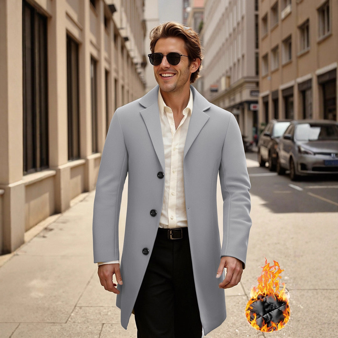 Men's elegant and stylish overcoat Lisslune
