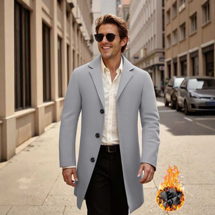 Men's elegant and stylish overcoat Lisslune