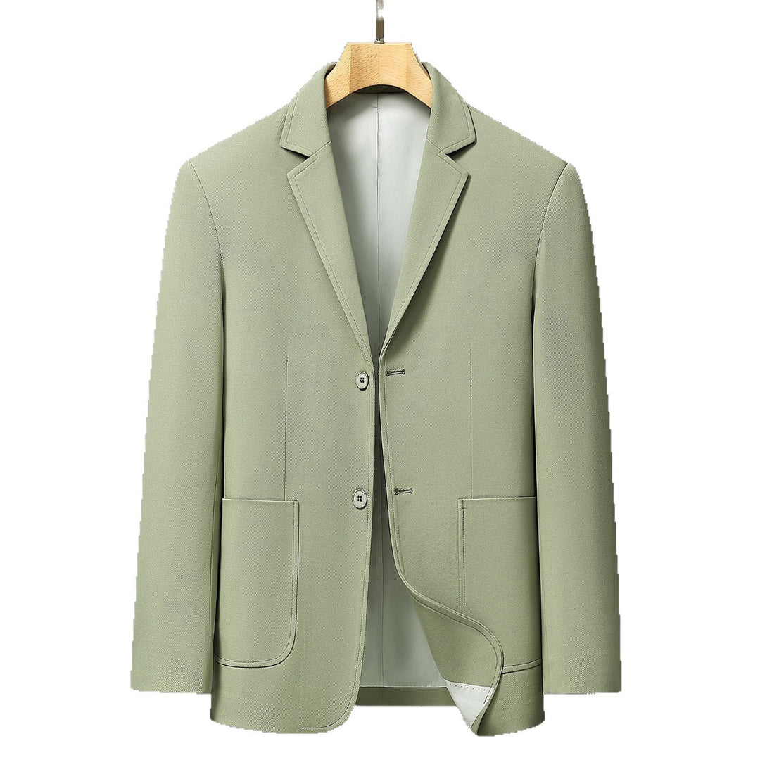 Men's Elegant Blazer with Textured Design and Practical Pockets Lisslune