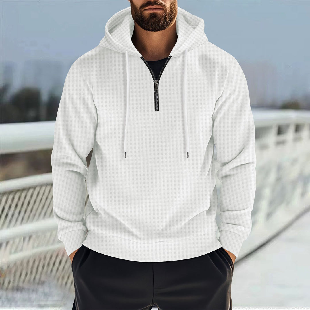 Men's hoodie with innovative zipper and breathable material Lisslune