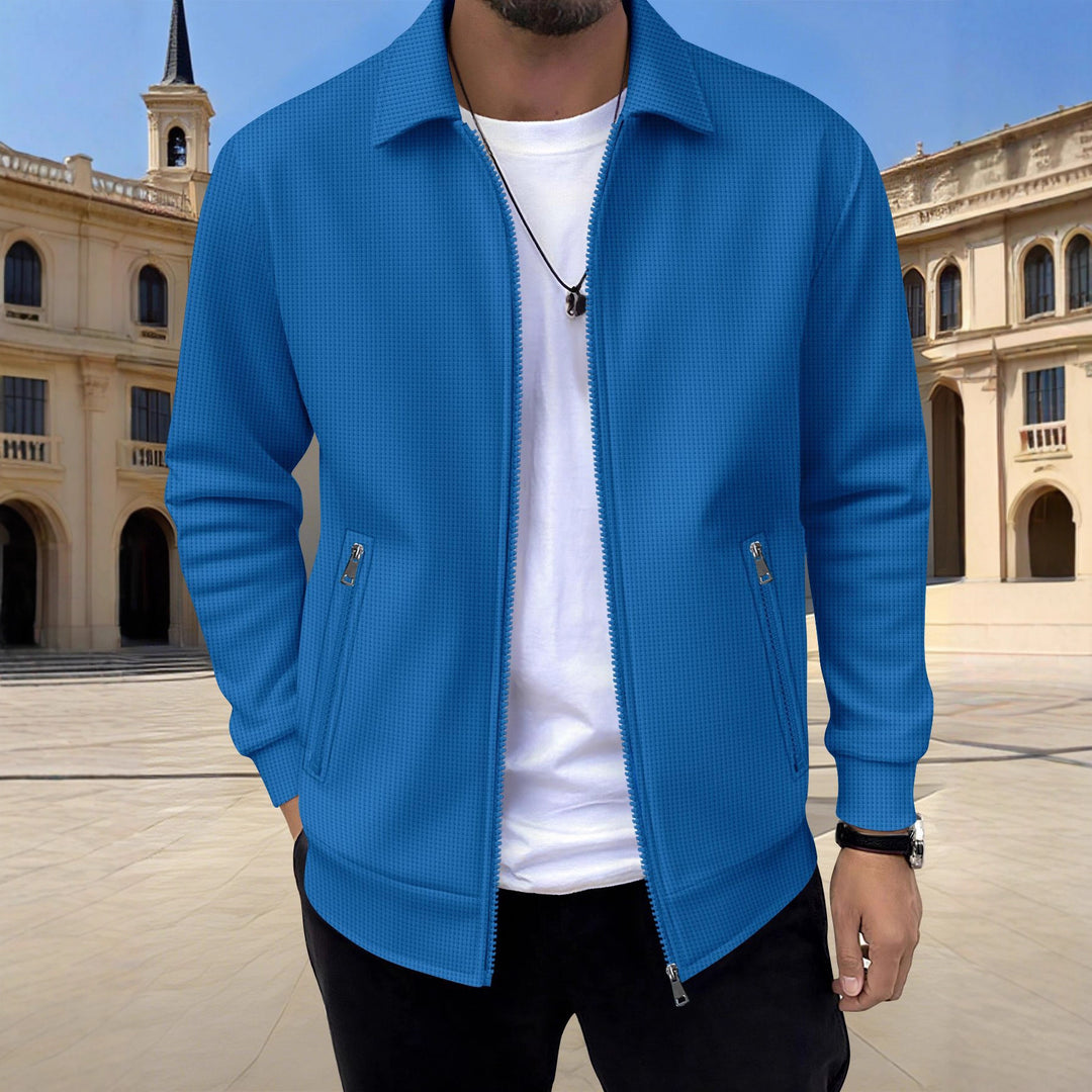 Men's modern cardigan with practical zip pockets and trendy design Lisslune