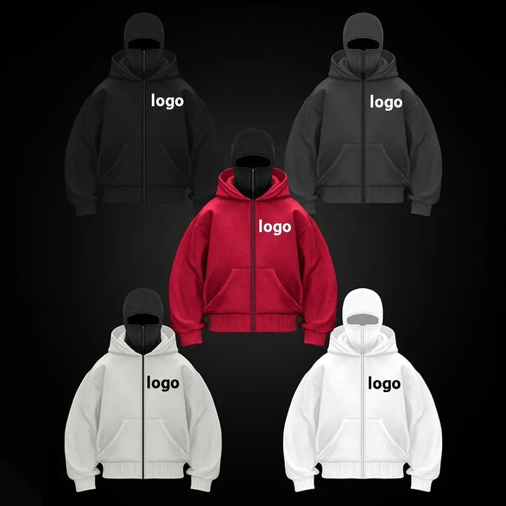 Women's hoodie with innovative design and practical zipper Lisslune