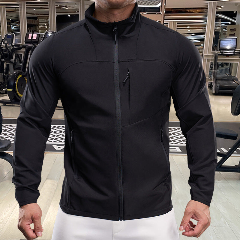 Men's functional jacket with elastic inserts and improved breathability Lisslune