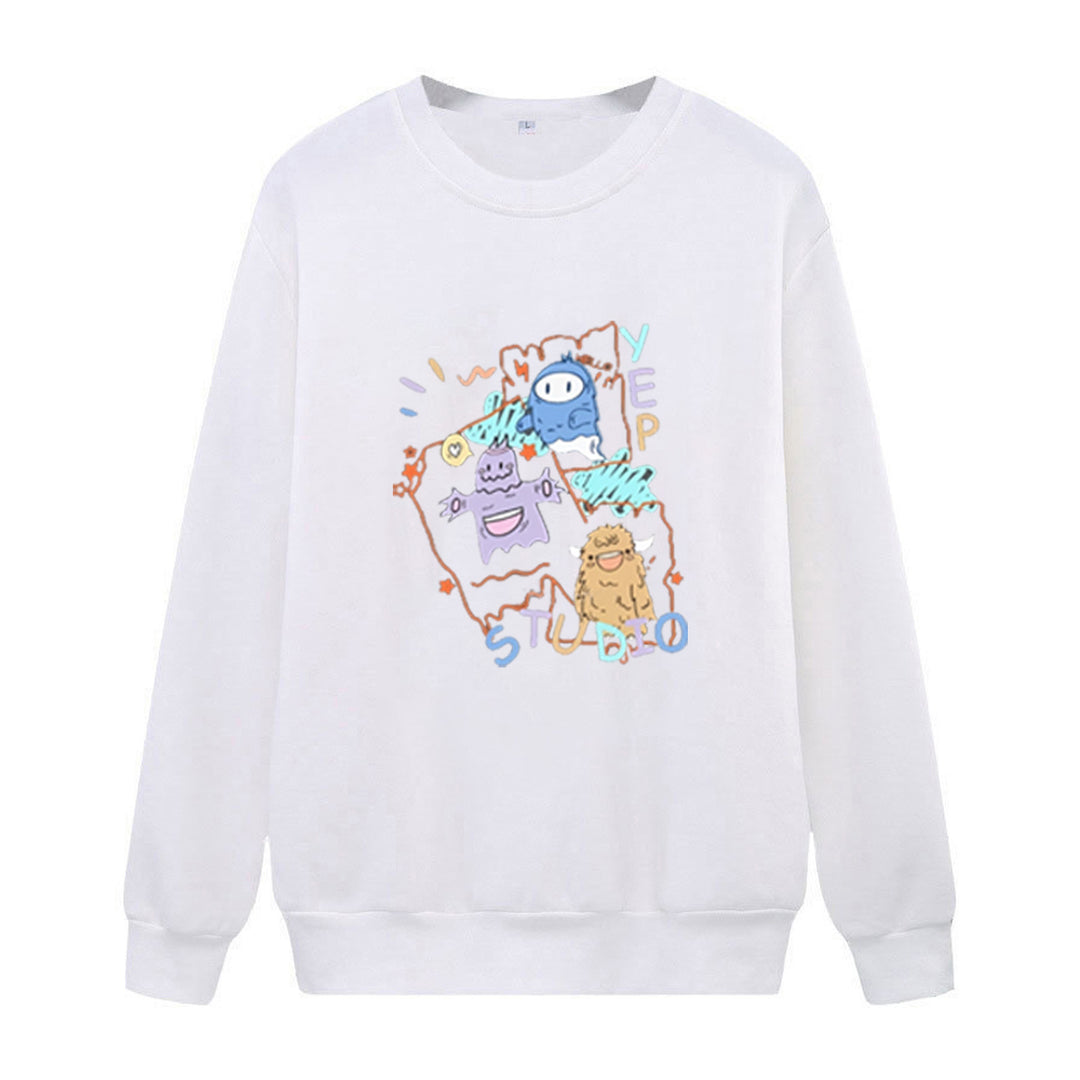 Women's casual sweatshirt with creative graphic design Lisslune