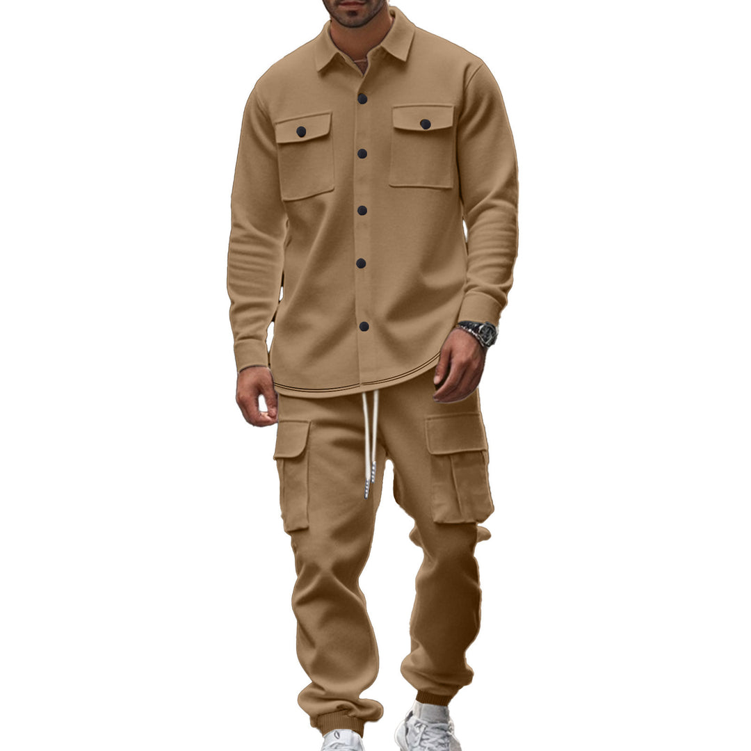 Men's Casual Cargo Set Lisslune