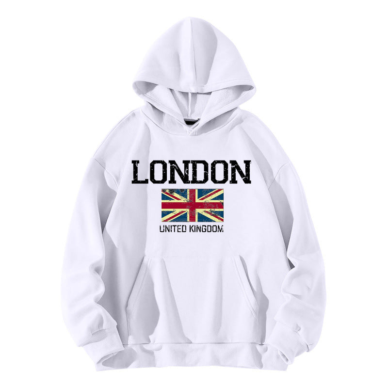 Women's hoodie in urban London style with kangaroo pocket and comfortable fit Lisslune