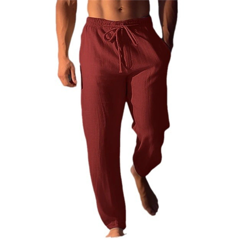 Men's breathable beach pants with adjustable waistband Lisslune