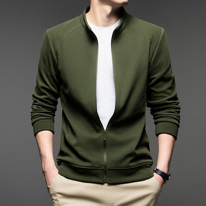 Men's sporty zip sweater with breathable material Lisslune