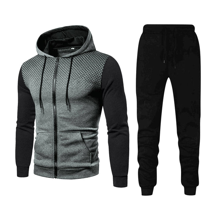 Men's Sporty Hoodie and Jogging Pants Set Lisslune