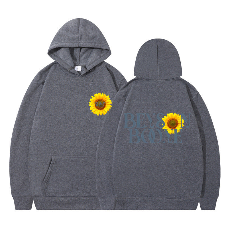 Women's hoodie with unique sunflower design and comfortable fit Lisslune