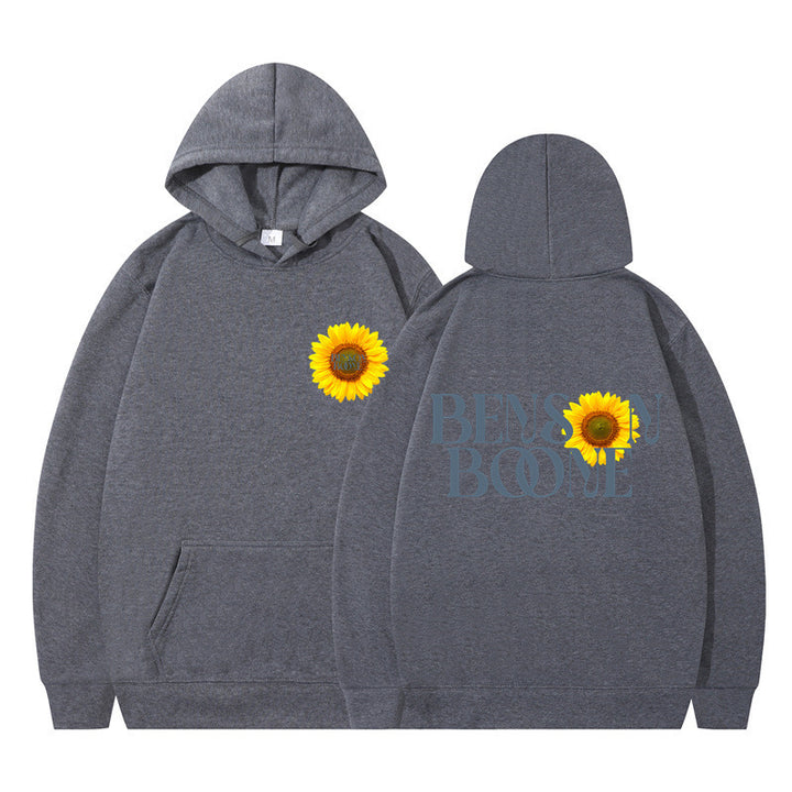 Women's hoodie with unique sunflower design and comfortable fit Lisslune