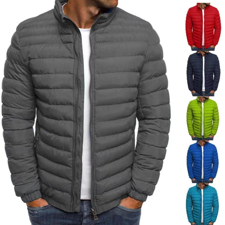 Men's lightweight quilted jacket with high collar and optimal insulation Lisslune