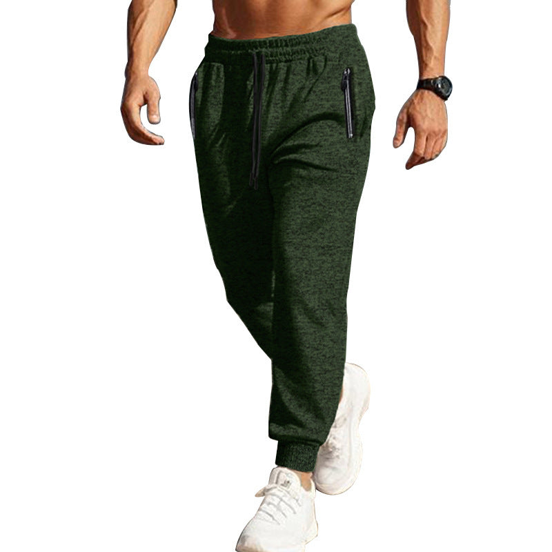 Men's sporty jogging pants with reflective zipper pockets Lisslune