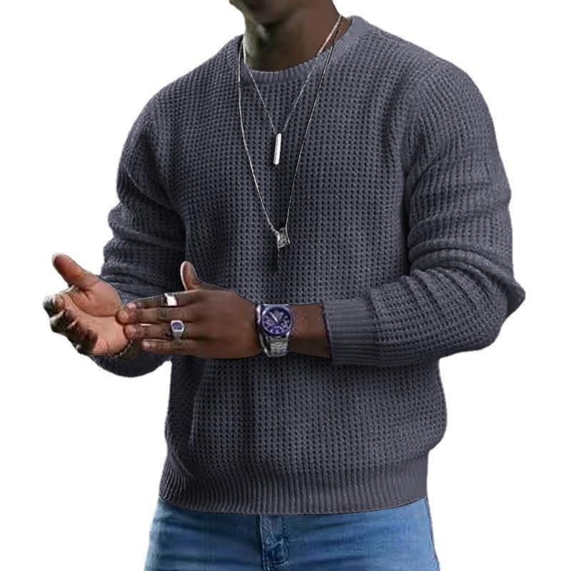 Men's structured knit sweater made of soft material Lisslune