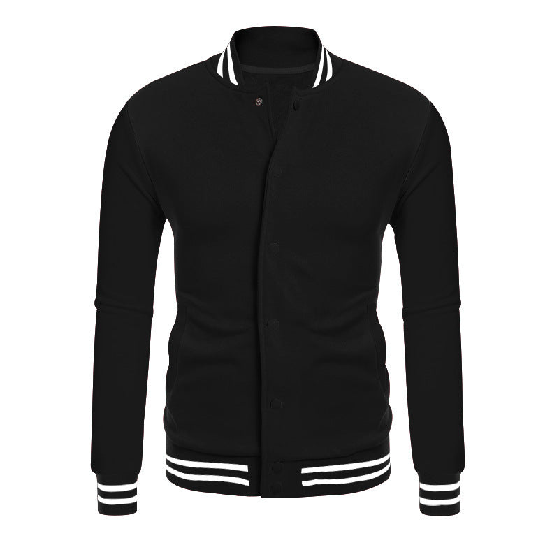 Men's sports jacket with contrasting cuffs and modern snap buttons Lisslune