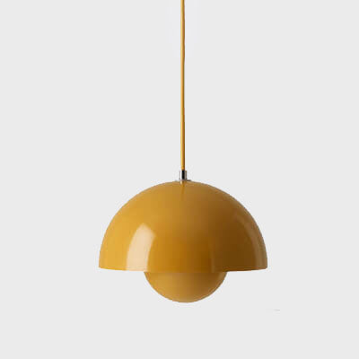 Lisslune | Nordic Macaron 1-Light Half-Circle Dome Pendant Light