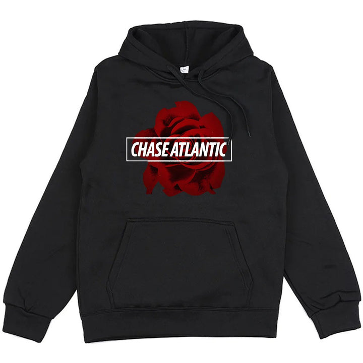 Women's hoodie with romantic rose design Lisslune