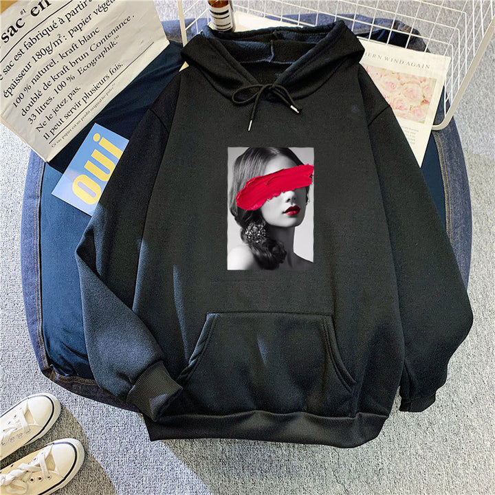 Women's hoodie with creative art design Lisslune