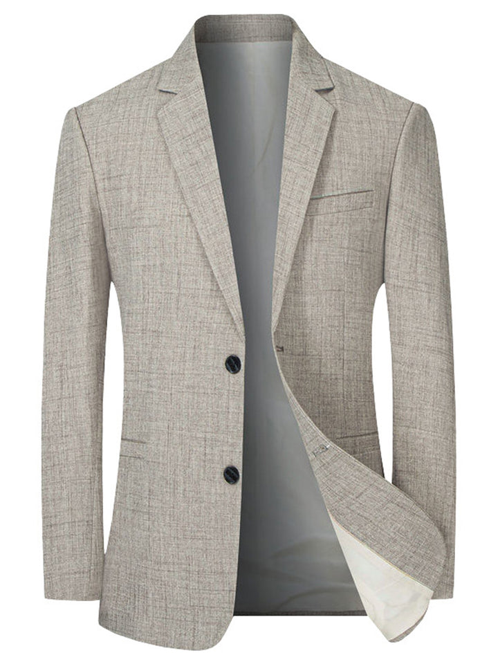 Men's lightweight, elegant blazer with textured fabric Lisslune