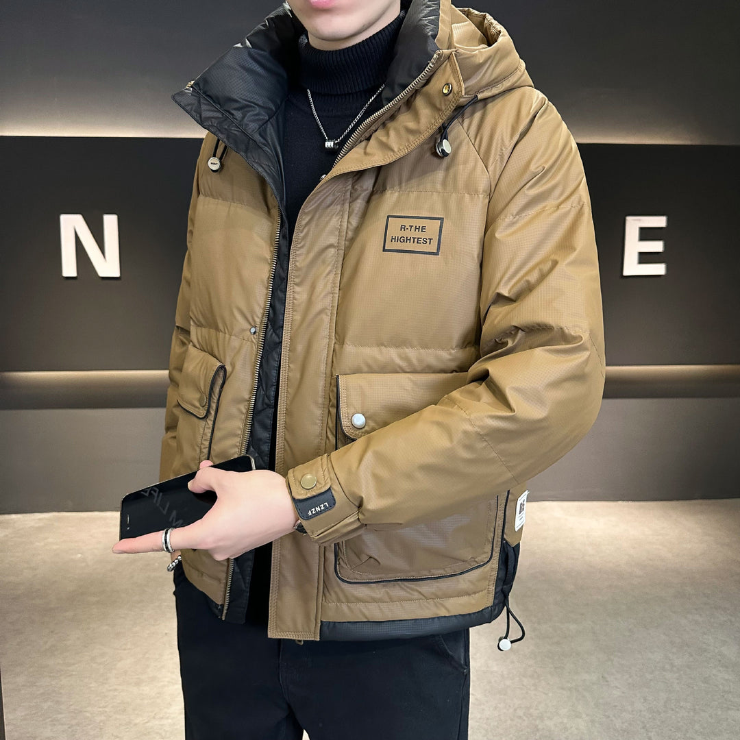 Men's Functional Jacket with Insulating Filling and Practical Pockets Lisslune