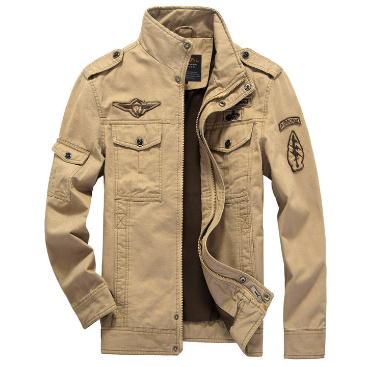 Men's casual utility jacket with practical pockets Lisslune