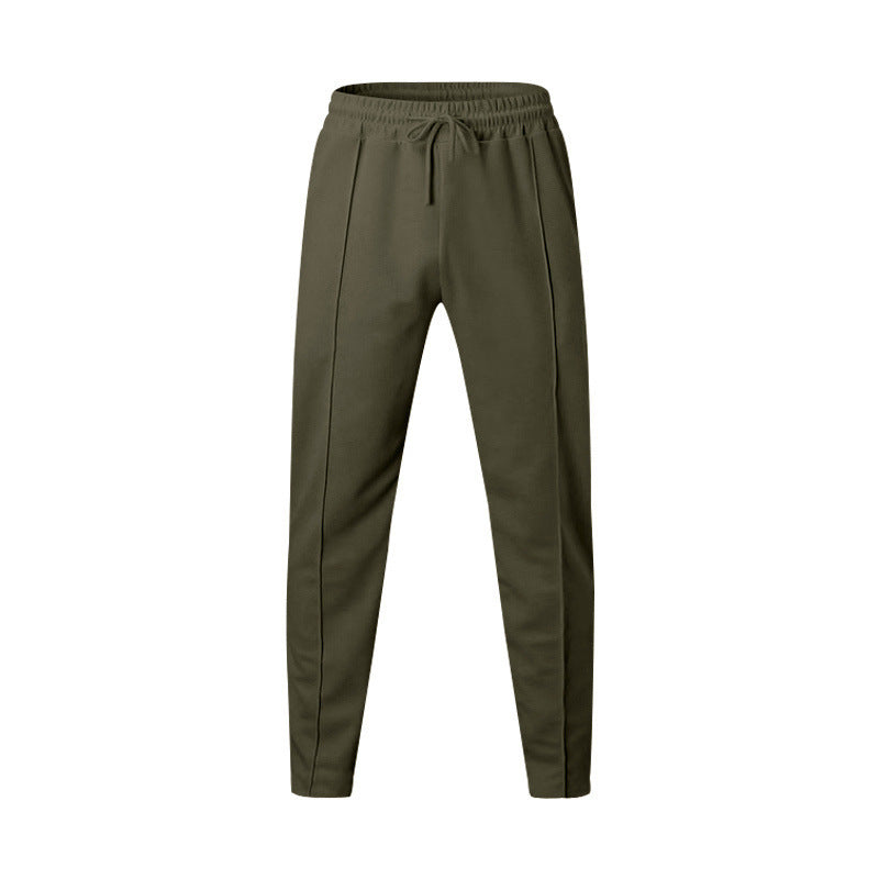 Men's sporty jogging pants with elastic waistband and side inserts Lisslune