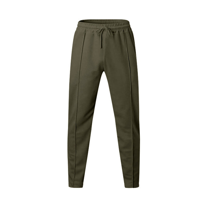 Men's sporty jogging pants with elastic waistband and side inserts Lisslune