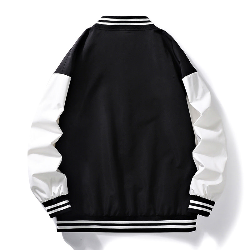 Men's sporty bomber jacket with contrast sleeves Lisslune
