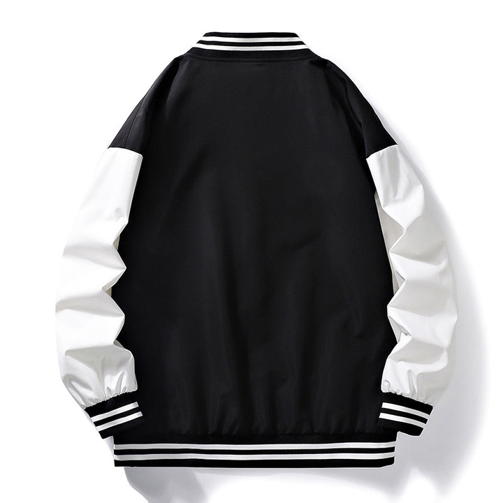 Men's sporty bomber jacket with contrast sleeves Lisslune