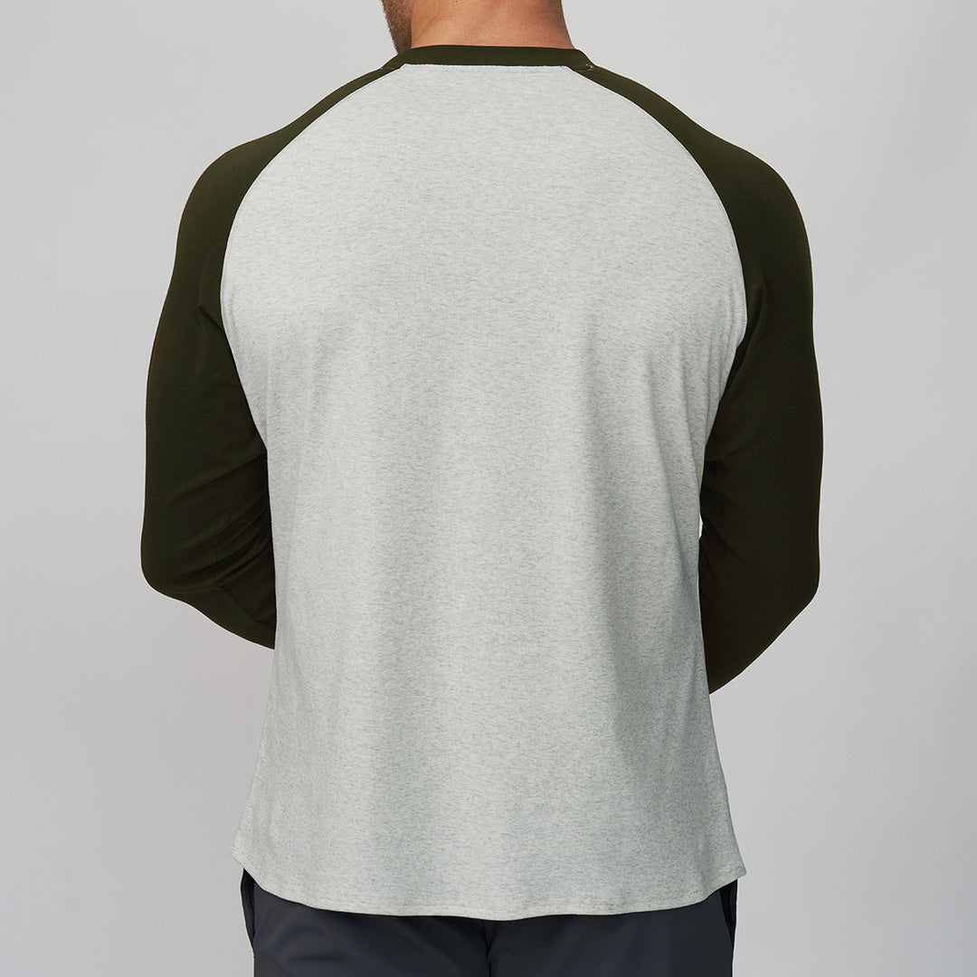 Men's Sporty Raglan T-Shirt Lisslune
