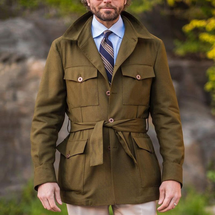 Men's utility jacket with modern design Lisslune