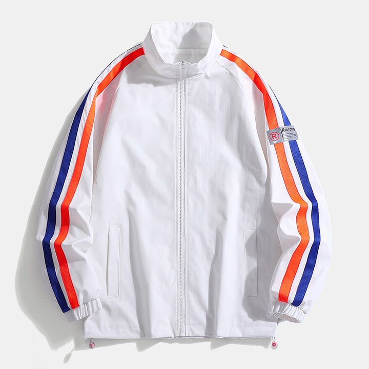 Men's casual sports jacket with reflective accents Lisslune