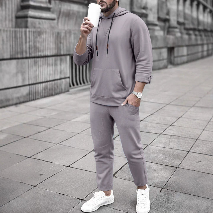 Men's Casual Hoodie and Jogging Pants Set Lisslune