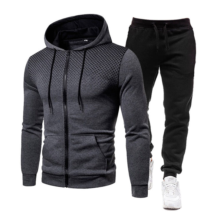 Men's hoodie and jogging pants set with breathable design Lisslune