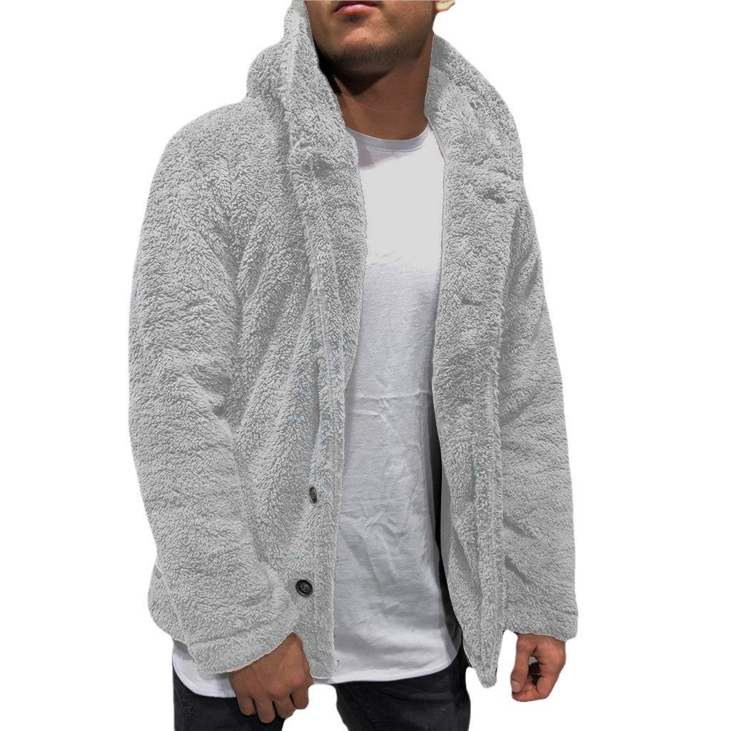 Men's cozy fleece jacket Lisslune