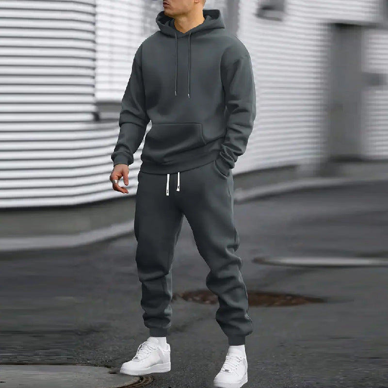 Men's sporty hoodie tracksuit made of high-quality sweat fabric Lisslune